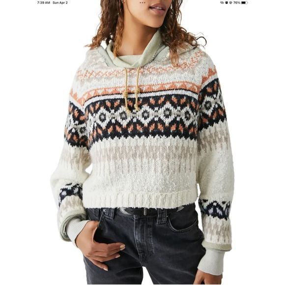 New Free People Inverness Hoodie Size S - Picture 2 of 9